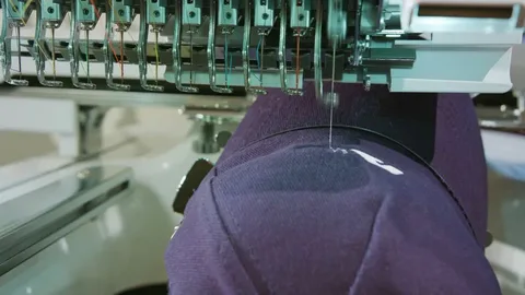 Embroidery skipping threads
