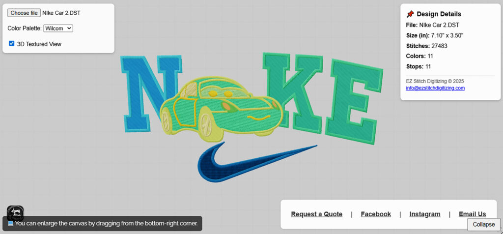 DST Viewer Tool - Screenshot use