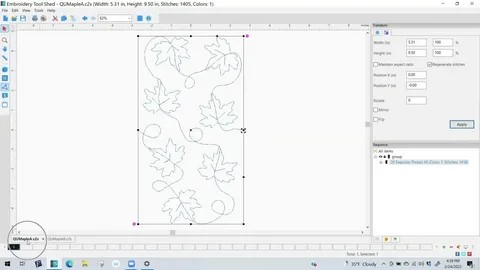 Dime Embroidery Toolshed