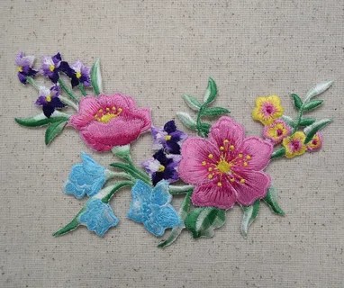 Floral Embroidery Appliqués