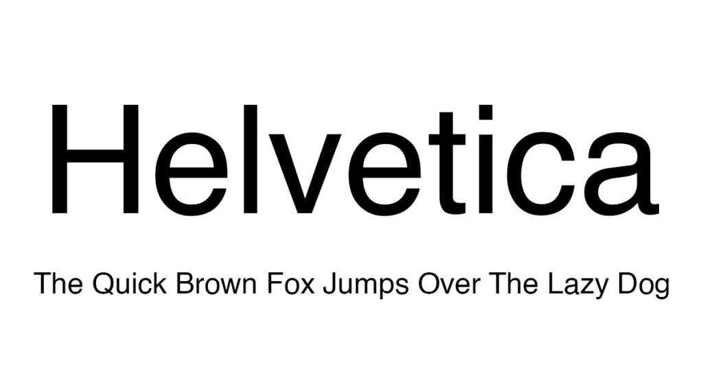 helvetica
